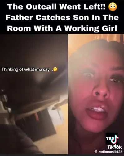 Father walks in on son in a room with a sex worker