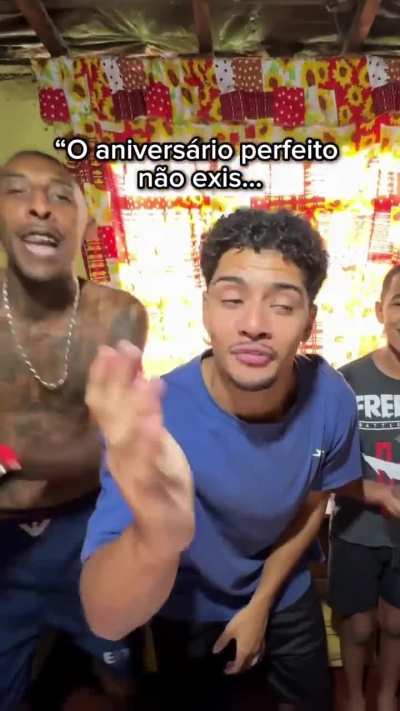 Se meu aniversário não for assim, nem quero