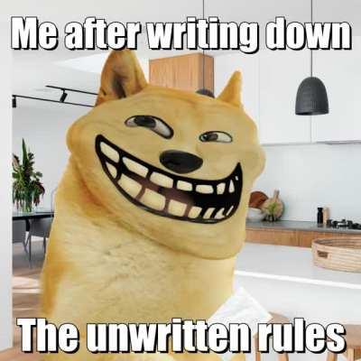 the unwritten rules of unwritten rules