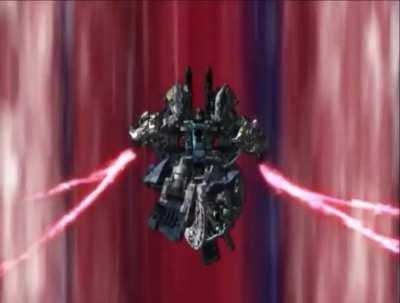 Starscream ballsy enough to face a god. God had bigger balls.