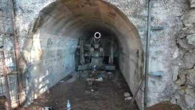 We've explored a lot of abandoned bunkers, but this was the first one where we found a nearly full functioning German 88 from WW2 (full video in comments)