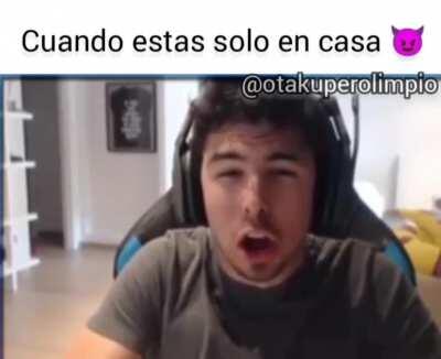 Home alone 😈😈😈