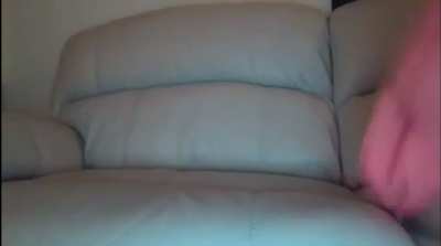 Playing on the couch