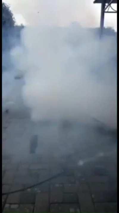 Man blows up his BBQ with illegal firecracker