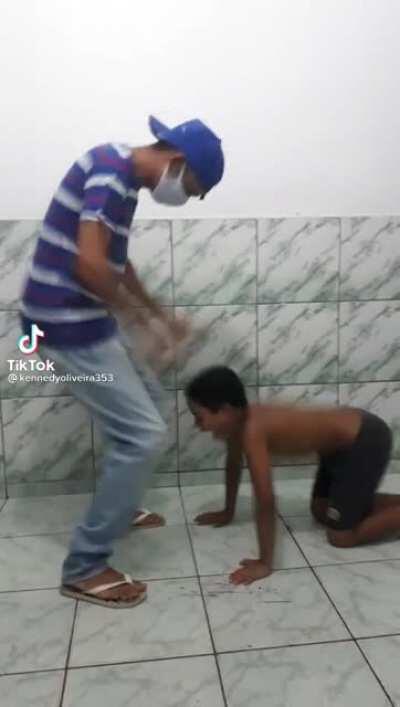 El chat después de que el Cristian stremee en booyah