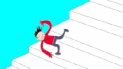 I’m shitting down all these stairs