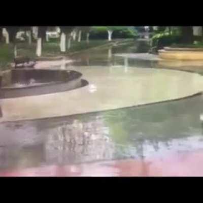 Not looking where you walk.