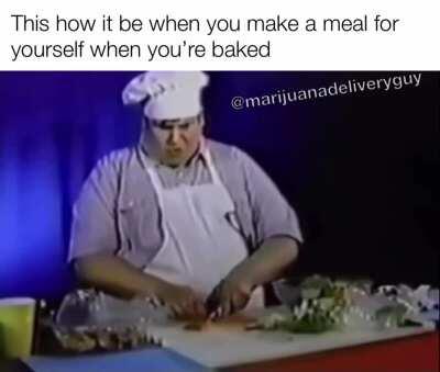 It be smelling soooo good 😂