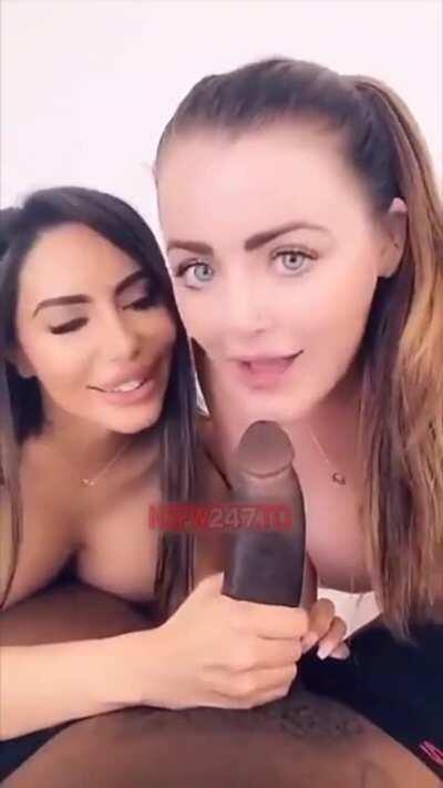 Lela Star & Lana Rhoades BBC POV blowjob snapchat premium 2019:03:12 GIF by (@nsfw247.to)