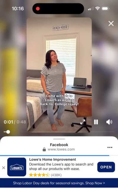 MILF feet in this Lowe’s fb ad!