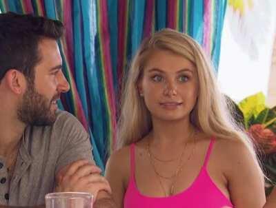 Demi Burnett gets her pits sniffed