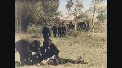 Pistol duel between two gentlemen in France(1896)