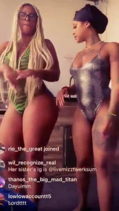 Mizz Twerksum & Lady L on LIVE