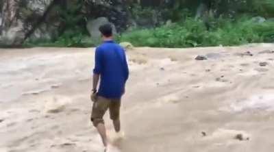 He believed he could make a dash for it.