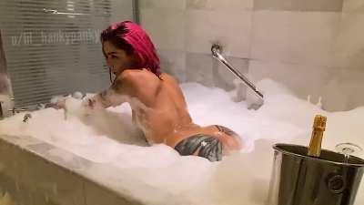 Twerking bubbles away