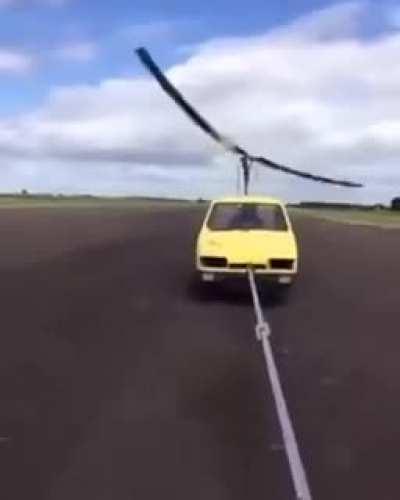 Just riding the heli the homies built