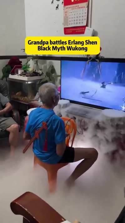 This grandpa play wukong in 5d 😂