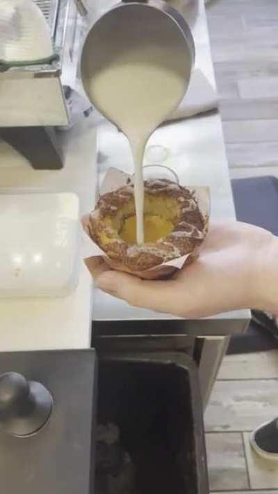 Whatcha know about muffin bowl lattes