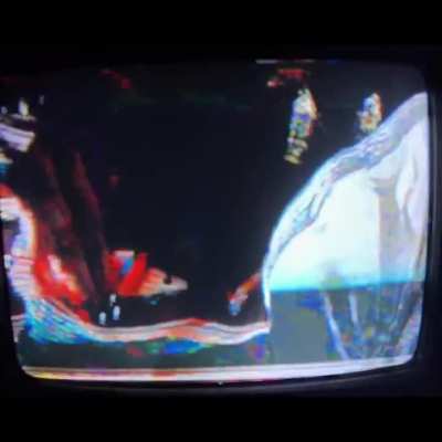 Audio Reactive Horror Movie Feedback on a CRT