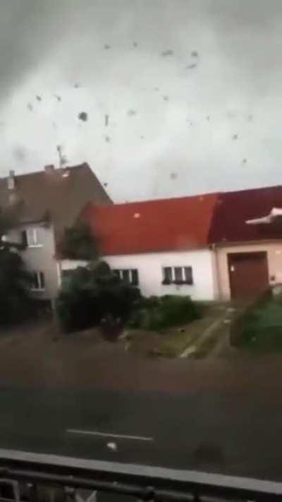 The sounds of a tornado