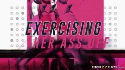 Exercising Her Ass Off - Serene Siren & Tiffany Watson