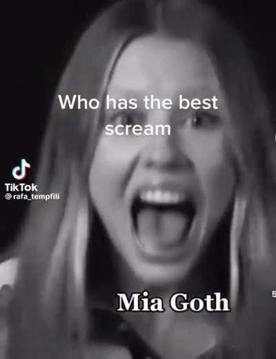 Who has the best scream? 