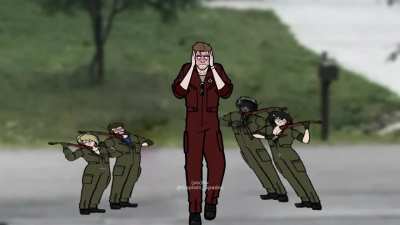 Crimson-1 being harassed by Hitman Team playing 