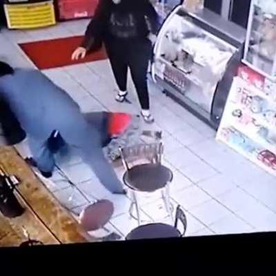 Sexual harass a gas station worker on a lunch break? Ok, here’s your prize.