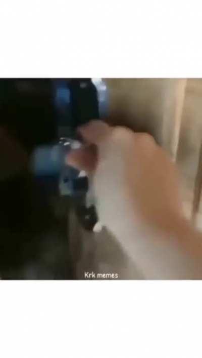 one second before disaster