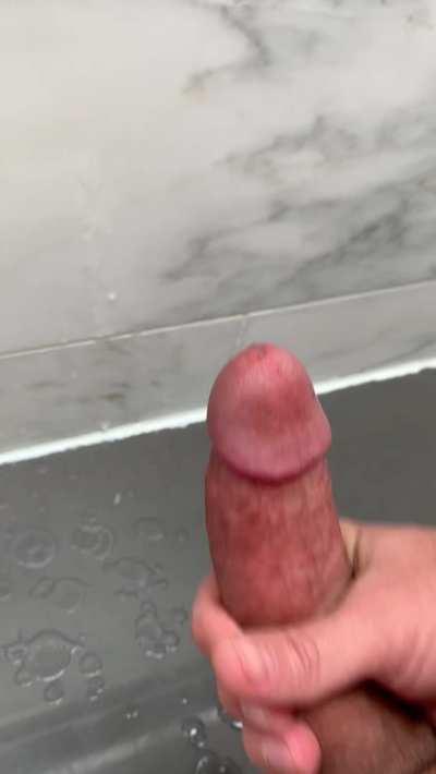 38 DILF getting dirty before showering