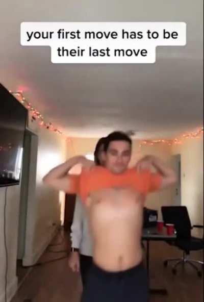 When the challenge is to repeat the previous one's moves.