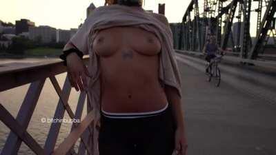 New Video just dropped on Patreon! 34+ minutes of flashing strangers around town :)