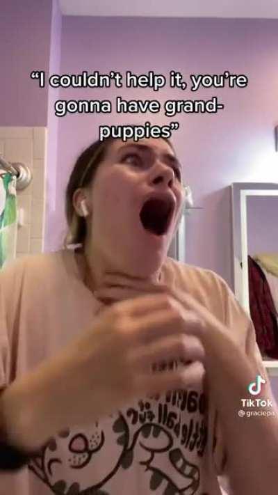 I am literally gagging on my own tongue