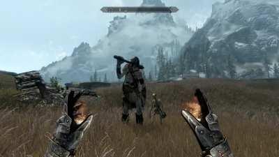 Skeletons in Skyrim are built different