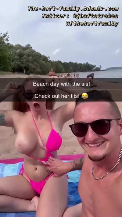 Brother sister trip to the beach!