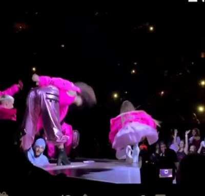 Coming from (the) behind