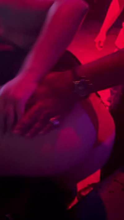 Latina wife twerking in the club on some stranger 🔥😉