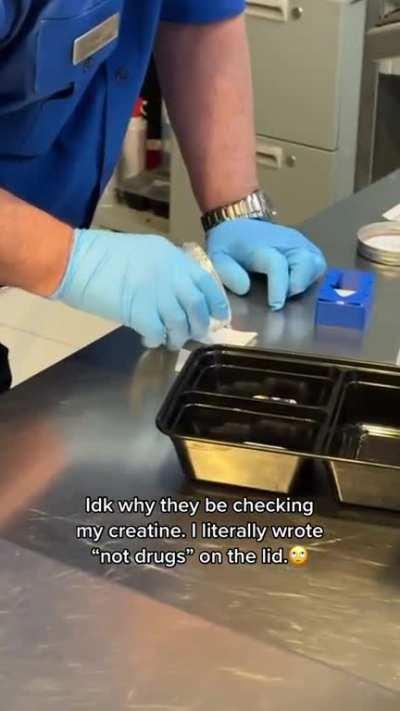 them be checking my creatine