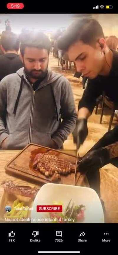 I like the way you handle that meat.