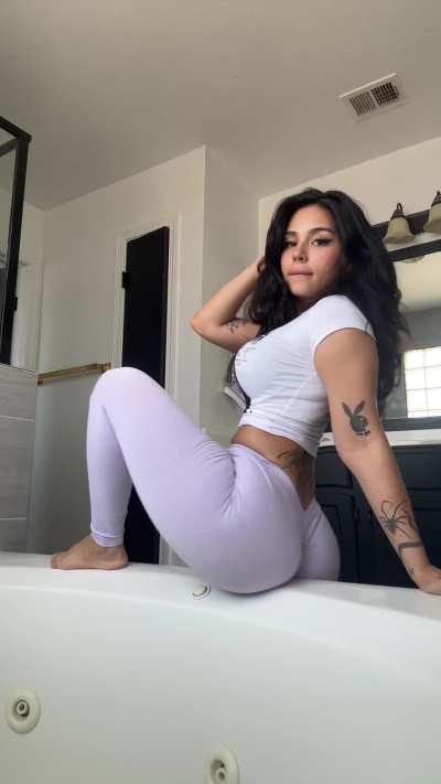 Bath time got a little… slippery 🤭