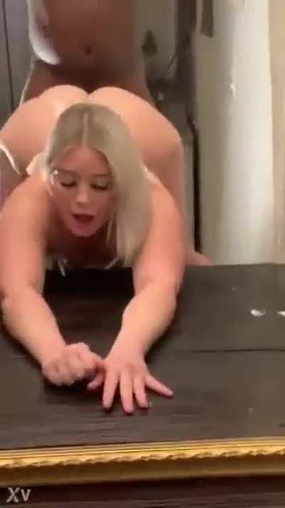 Big ass blonde fucked