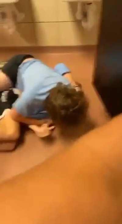 guy on the left was talking and regretted it