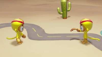 Boomerang monkeys in their free time: