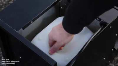 Flame projector is a special effects device that allows for very fast and precise flame bursts