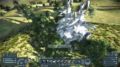 Didn't know Space Engineers trees were THAT strong