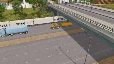 long long trailer, like, really long