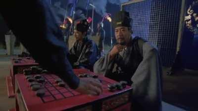 Bad Guy intro from Moon Warriors (Sammo Hung, 1992), screams this sub's interests
