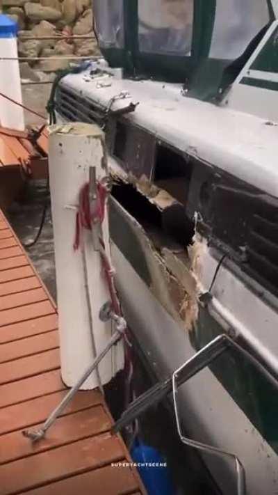 i guess the boat trip falls in the water..