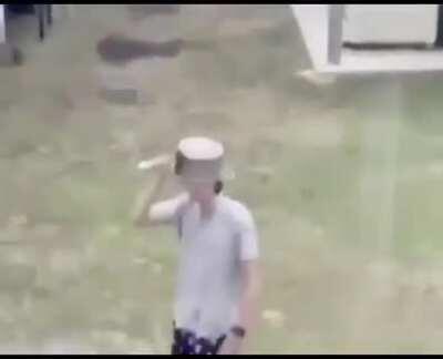 It’s protecting me from the hail