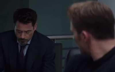 Spiderman 😬😳 Stark what did you teach him